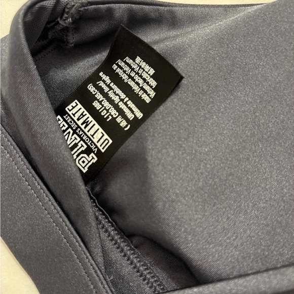 Victoria's Secret PINK Strappy Bralette Duo - Burgundy and Gray - Picture 4 of 4